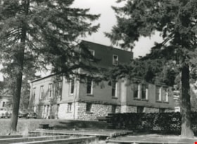 Exterior side of the Burnaby Municipal Hall, 1952 thumbnail