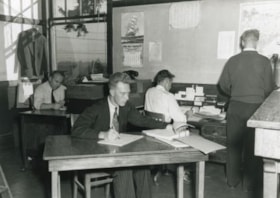 Over-crowded general office, 1952 thumbnail