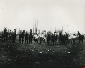 Men with horses, [1915] thumbnail