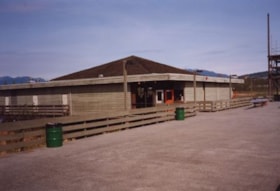 Burnaby Lake Rowing Pavilion entrance, April 1992 thumbnail