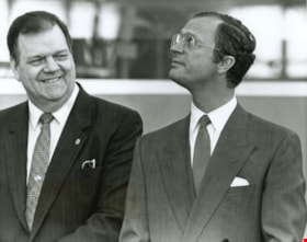 Elwood Vietch with King Carl XVI Gustaf, March 18, 1988 thumbnail