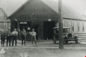 Allen Sharpe's Gas Station on Kingsway, [192-] (date of original), copied 1992 thumbnail