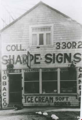 Allen Sharpe's First Store on Kingsway, [192-] (date of original), copied 1992 thumbnail