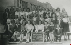 Burnaby South High School Commercial class, [1943 or 1944] (date of original), copied 1992 thumbnail