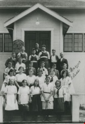Burnaby North High School Class, 1929 (date of original), copied 1992 thumbnail