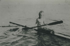 Boy with a paddle, [191-?] (date of original), copied 1992 thumbnail