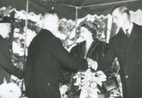 Alice and George Grant meet Princess Elizabeth and the Duke of Edinburgh, 1951 thumbnail