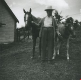 Man with horses, [193-?] (date of original), copied 1992 thumbnail