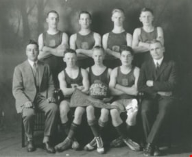 Jubilee Senior Boys Basketball Team, [1924 or 1925] (date of original), copied 1992 thumbnail