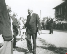 Visit of Prime Minister Louis St. Laurent, [between 1950 and 1953] (date of original), copied 1992 thumbnail