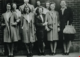 Staff at the McKay Branch of the Royal Bank, [1945 or 1946] thumbnail