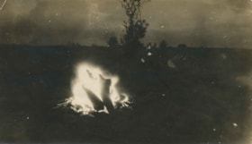Bonfire at night, [1898] thumbnail