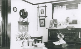 Interior of Robert A.C. Dick's house, [between 1911 and 1919] thumbnail