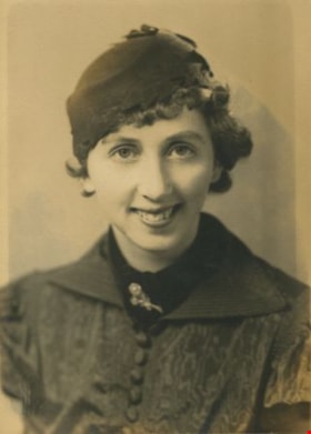 Woman in a pillbox hat, [1930] thumbnail