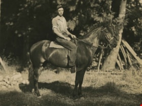 Ainsly Lubbock on horseback, [1938] thumbnail