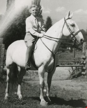 Bea Lubbock on horseback, [1960] thumbnail