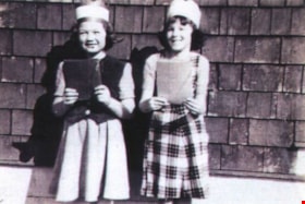 Girls in front of Seaforth School, [1945] (date of original), copied [1996] thumbnail