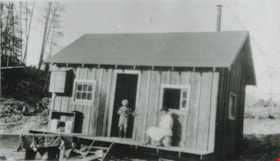 Jenny and Bill Kask, Jr., at Kask Camp, [1924] (date of original), copied 1991 thumbnail