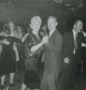Madelaine and Bob Anderson on New Years Eve, December 31, 1962 (date of original), copied 1991 thumbnail