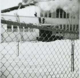 MacPherson Junior High School fire, [1969] (date of original), copied 1991 thumbnail