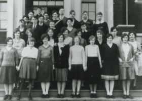 Burnaby North High School Grade 11 class, June 1931 (date of original), copied 1991 thumbnail