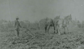 Mr. Manuel with a plough, [192-] (date of original), copied 1991 thumbnail