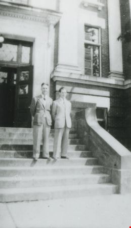 Tom Chalmers and Cecil Shantz, 1942 (date of original), copied 1991 thumbnail