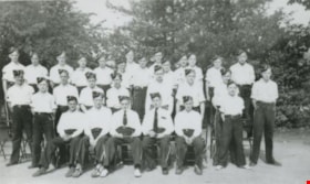 Gilmore Avenue Junior High School NCOs and Officers, June 1942 (date of original), copied 1991 thumbnail
