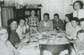 Cary Family Christmas, Dec. 1956 (date of original), copied 1991 thumbnail