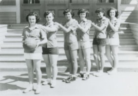 Capitol Hill School Girls Basketball Team, 1952 (date of original), copied 1991 thumbnail