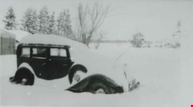 Car in the Snow, Jan. 1941 (date of original), copied 1991 thumbnail