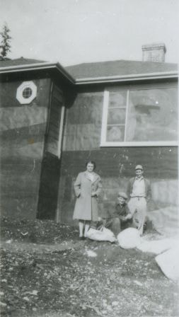 Dwyer family and house, [1949] (date of original), copied 1991 thumbnail