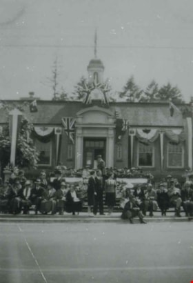 Municipal Hall during Royal Visit, May 1939 (date of original), copied 1991 thumbnail