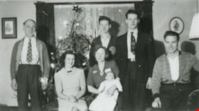 Ellis Family at Christmas, 1941, 1941 (date of original), copied 1991 thumbnail