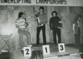 Trophy ceremony, March 16, 1974 (date of original), copied 1991 thumbnail
