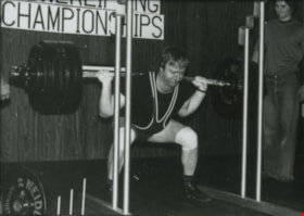 Jake Striefel at the BC Powerlifting Championships, June 19, 1976 (date of original), copied 1991 thumbnail