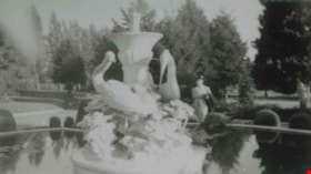 Fountain at Ocean View Cemetery, 1944 (date of original), copied 1991 thumbnail