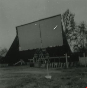 Lougheed Drive-In Theatre storm damage, [1962] (date of original), copied 1991 thumbnail