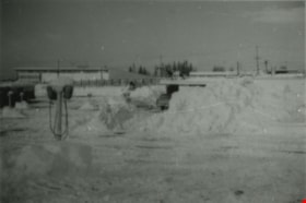 Snow at Lougheed Drive-In Theatre, [1964] (date of original), copied 1991 thumbnail