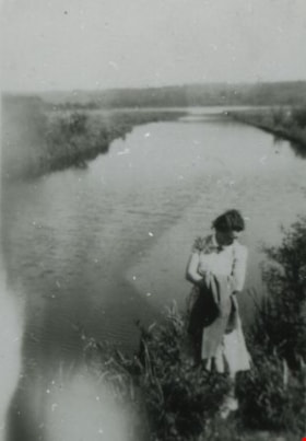 Audrey Pontifex at Burnaby Lake, [between 1945 and 1949] (date of original), copied 1991 thumbnail