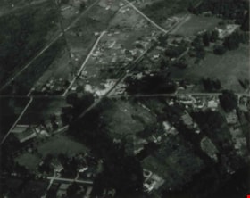 Aerial photograph of the Burnaby Village area, [1946] (date of original), copied 1991 thumbnail