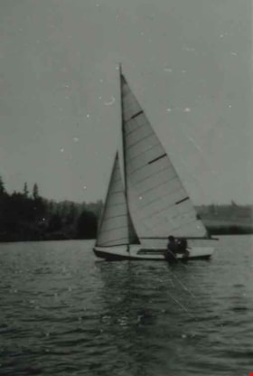 Sailing on Deer Lake, [1938] (date of original), copied 1991 thumbnail