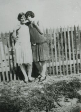 Sabra Hardy and a friend, [1927] (date of original), copied 1991 thumbnail