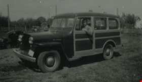 Lyle Le Grove in Car, [1951 or 1952] (date of original), copied 1991 thumbnail