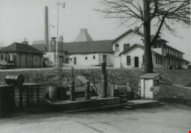 Gas Pumps at Oakalla, [195-] (date of original), copied 1991 thumbnail