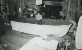 Boat-building/carpentry shop at Oakalla, [195-] (date of original), copied 1991 thumbnail