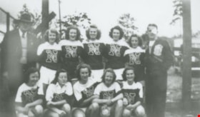 Nichols softball team, 1948 (date of original), copied 1991 thumbnail