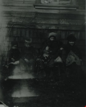 Children with Dog, 193? (date of original), copied 1991 thumbnail