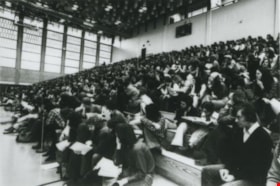 Simon Fraser University gymnasium, [197-?] (date of original), copied 1991 thumbnail