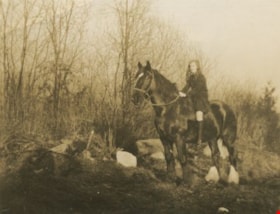 Girl on horseback, 1926 thumbnail